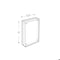 Azar Displays Clear Acrylic Magnetic Photo Frame Block 3.5'' x 5'' Vertical/Horizontal 104432 - alternate 4